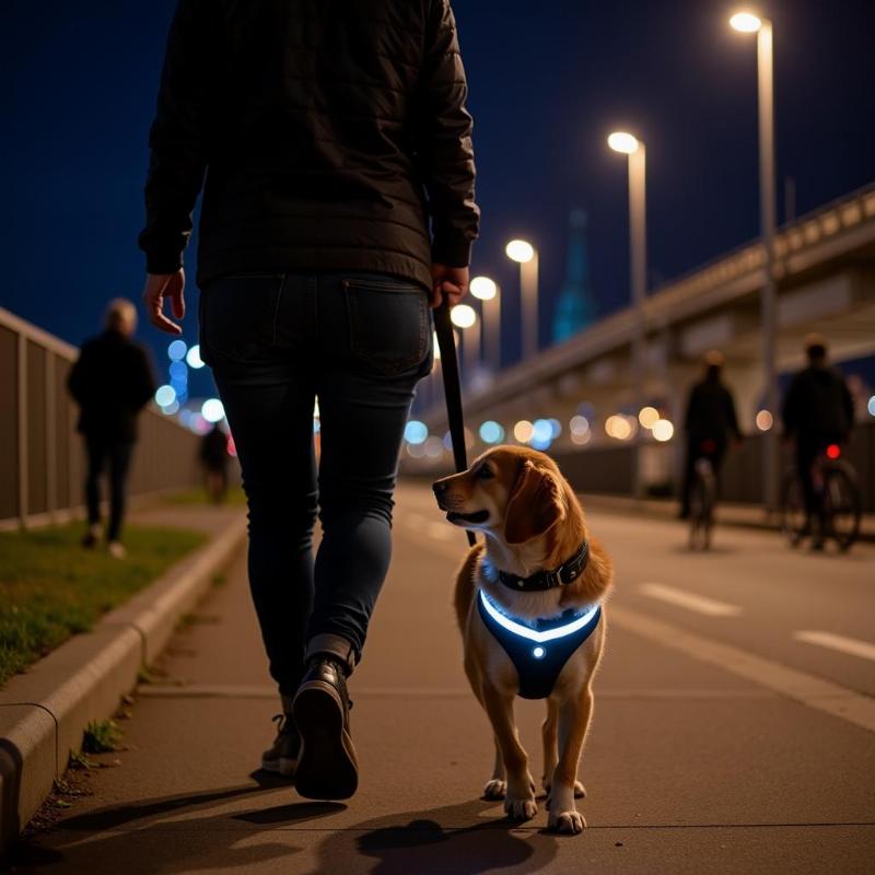 Ensuring Safety During a Lights on the Bay Dog Walk