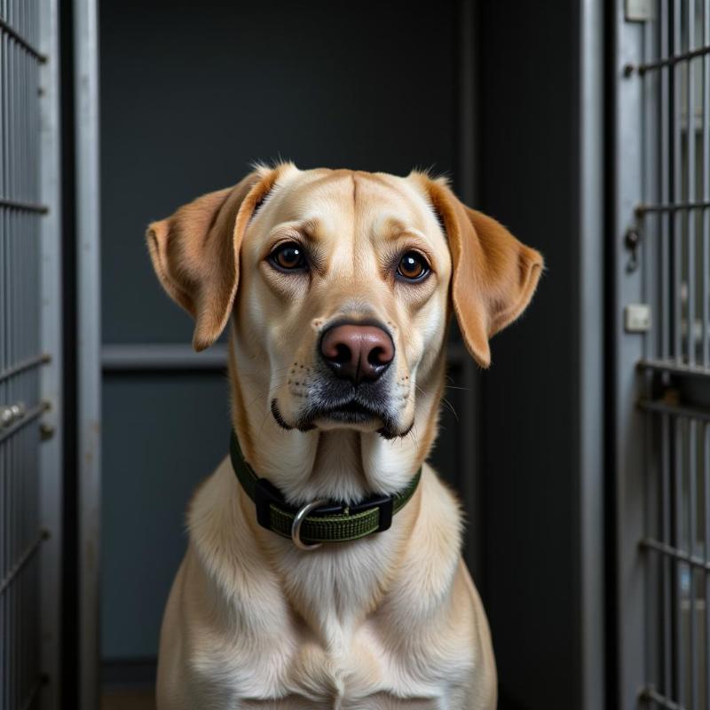 Lost Dog at Georgia Shelter