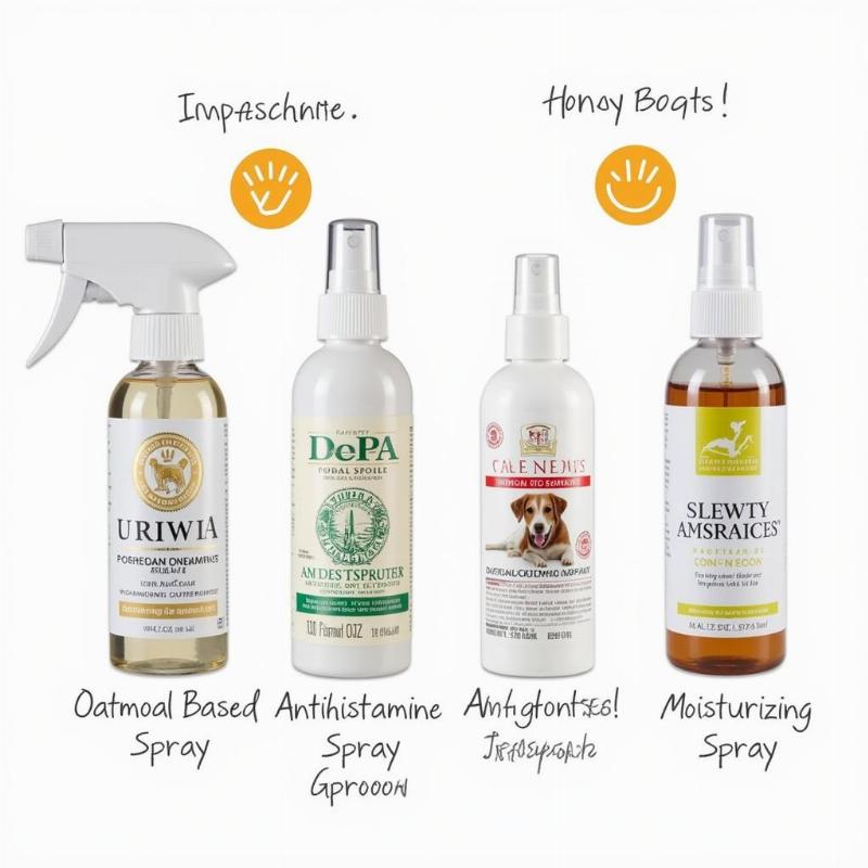 Choosing the right itch spray for your dog