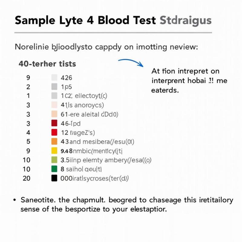 Lyte 4 Blood Test Results