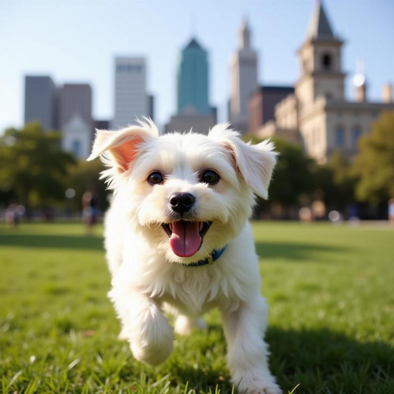 Playful Maltese Dog in Philadelphia