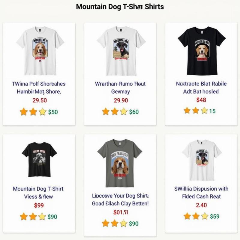 Mountain Dog T-Shirt Online Retailers