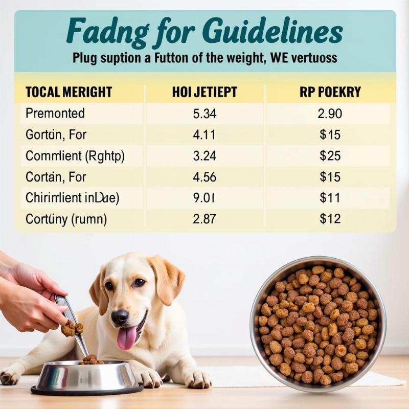 Nature's Promise Wet Dog Food Feeding Guide