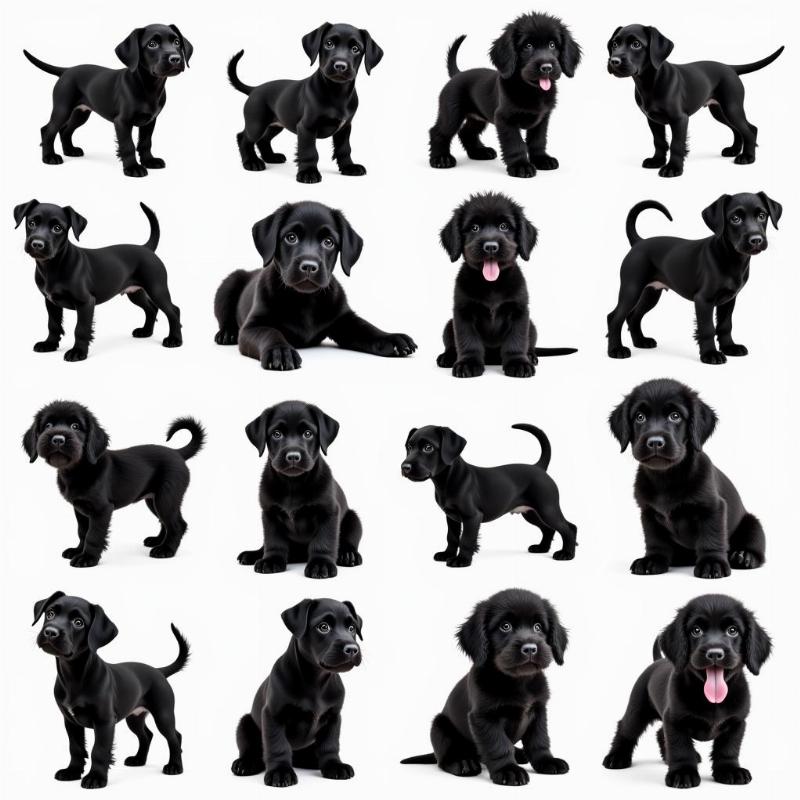 Adorable small black dog breeds.