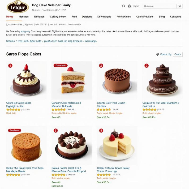 Online Dog Cake Retailers