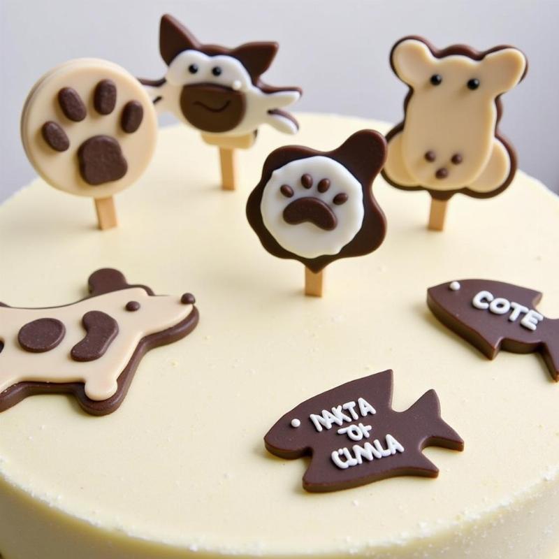 Pet-safe Cake Toppers for Dogs and Cats