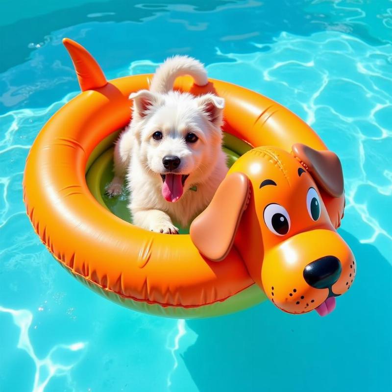 Small dog pool float