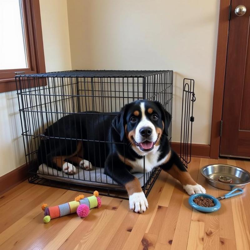 Preparing a home for a Bernese Mountain Dog puppy in the Midwest