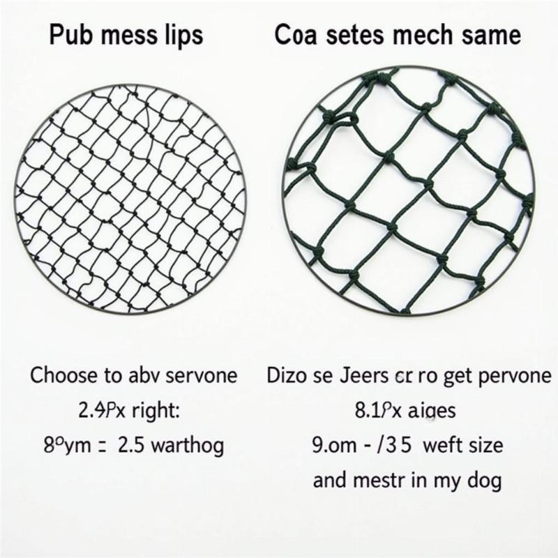 Comparing Different Mesh Sizes of PVC Deer Block Netting