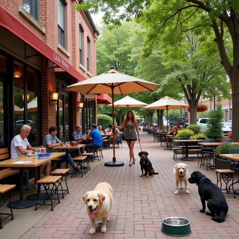 Dog-Friendly Outdoor Cafe