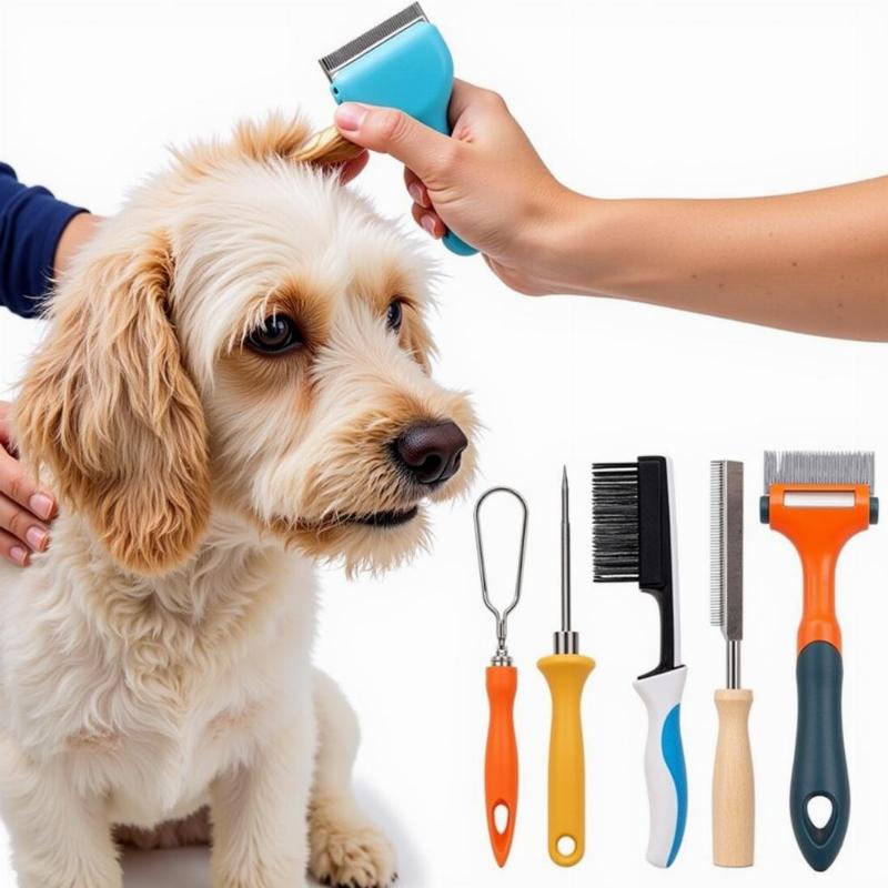 Regular dog grooming reduces shedding