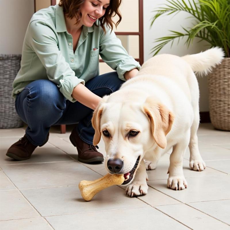 Safe Handling of Frozen Marrow Bones for Dogs