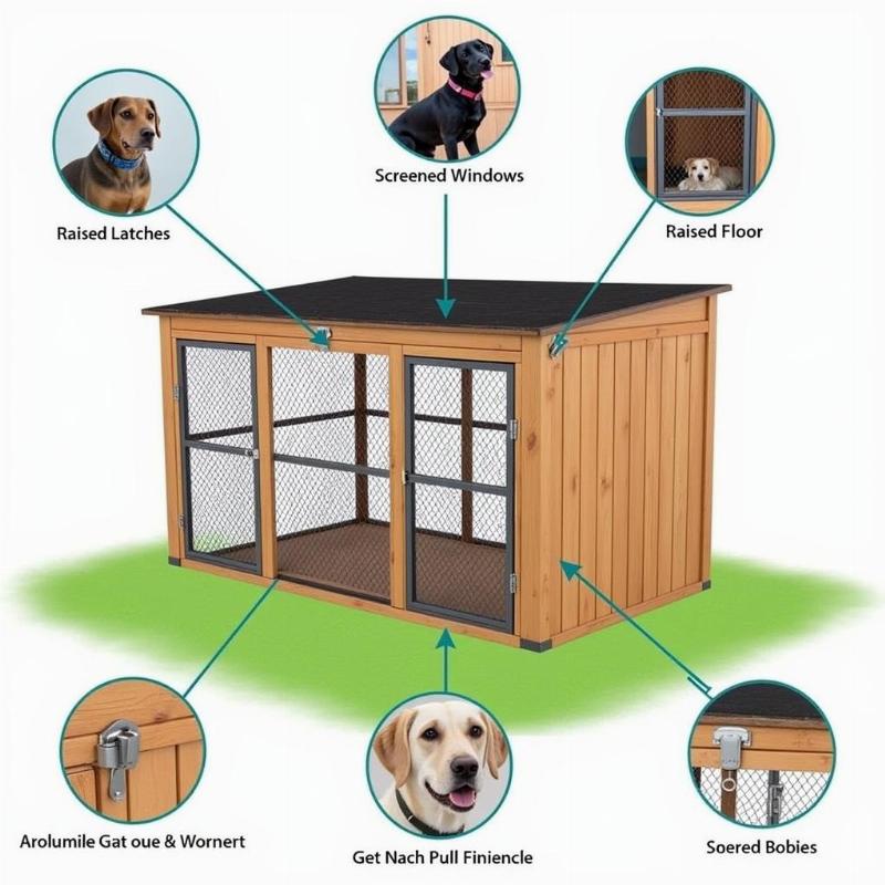 A Safe and Well-Ventilated Kennel