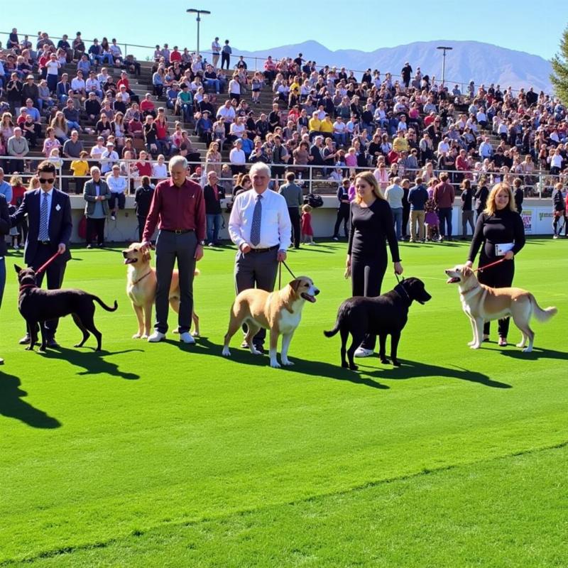 Dog Show Scene in San Bernardino