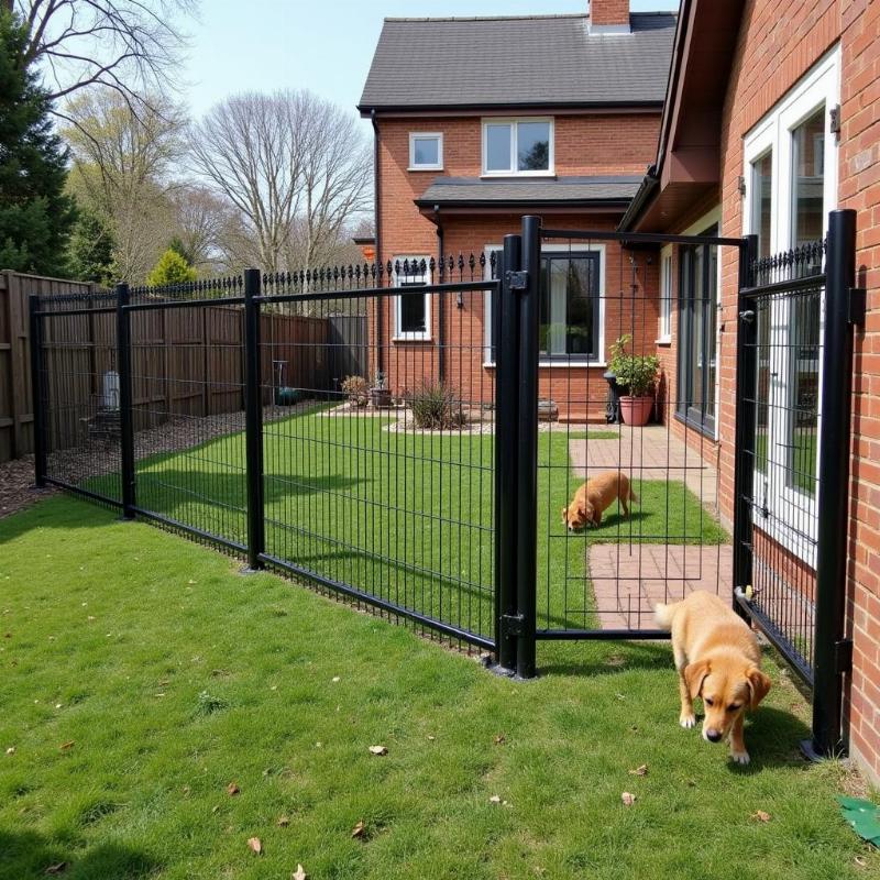 Secure fence as a fox deterrent