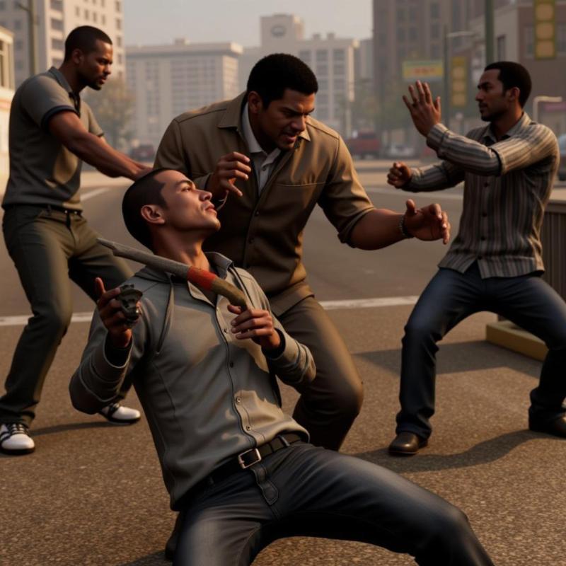 Sleeping Dogs Definitive Edition with modified combat