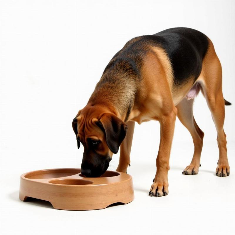 Slow Feeder Bowl for a Large Dog