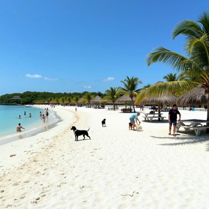 Dog-friendly Sombrero Beach in Marathon, Florida Keys