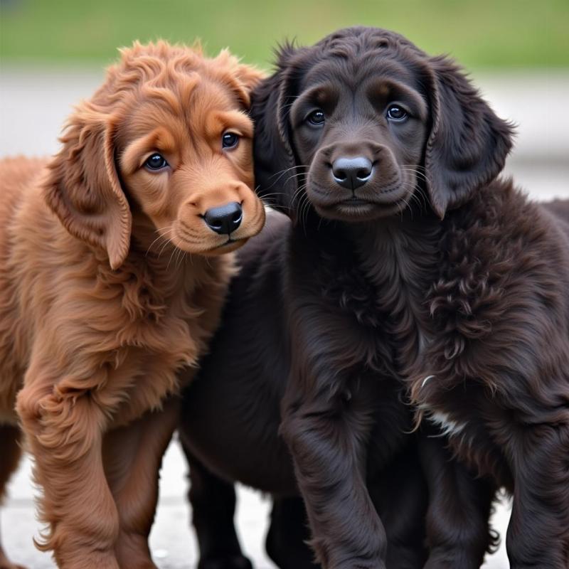 Spanish Water Dog puppies