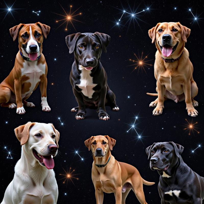 Beautiful star names for female dogs