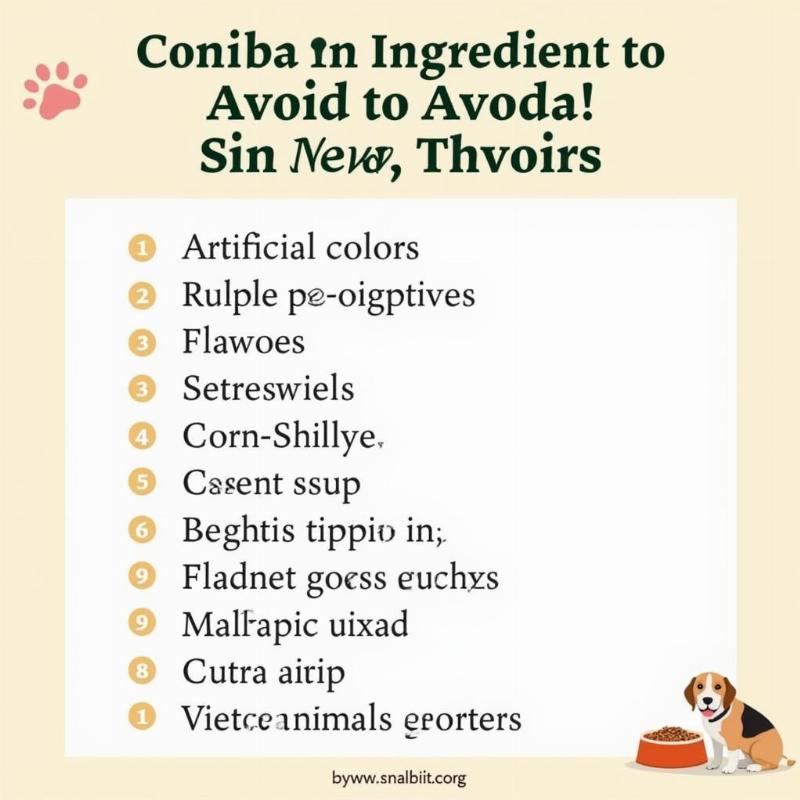 Ingredients to avoid in dog treats for sensitive stomachs