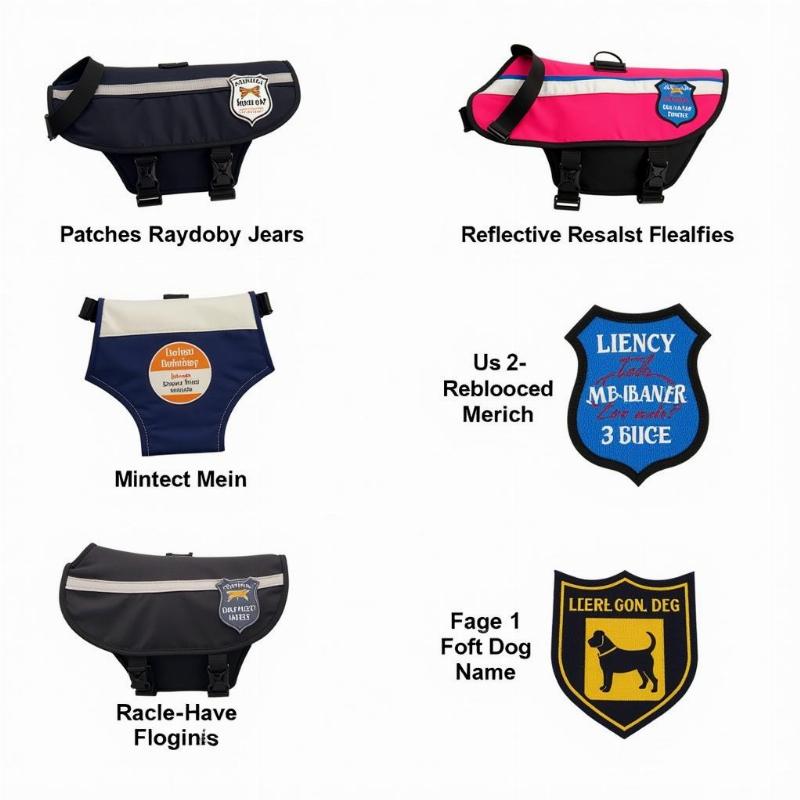 Various Types of Therapy Dog Vests