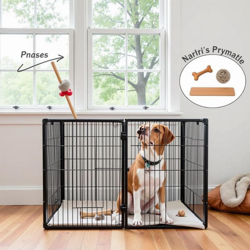 Setting Up Your Dog's Playpen and Potty Area