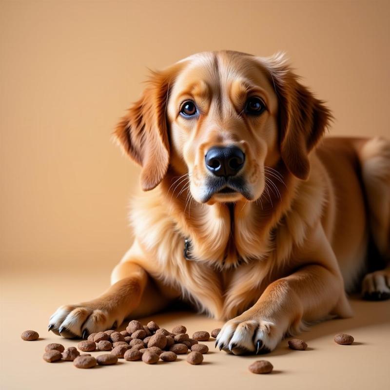 Dog food for shiny coat