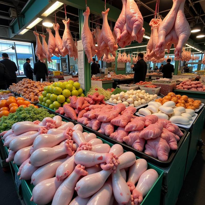 Finding chicken feet for dogs at an Asian grocery store