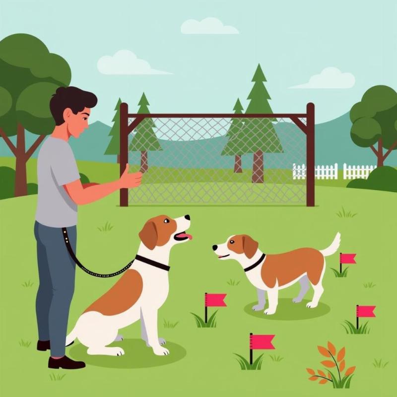 Training a Dog with a Wireless Fence