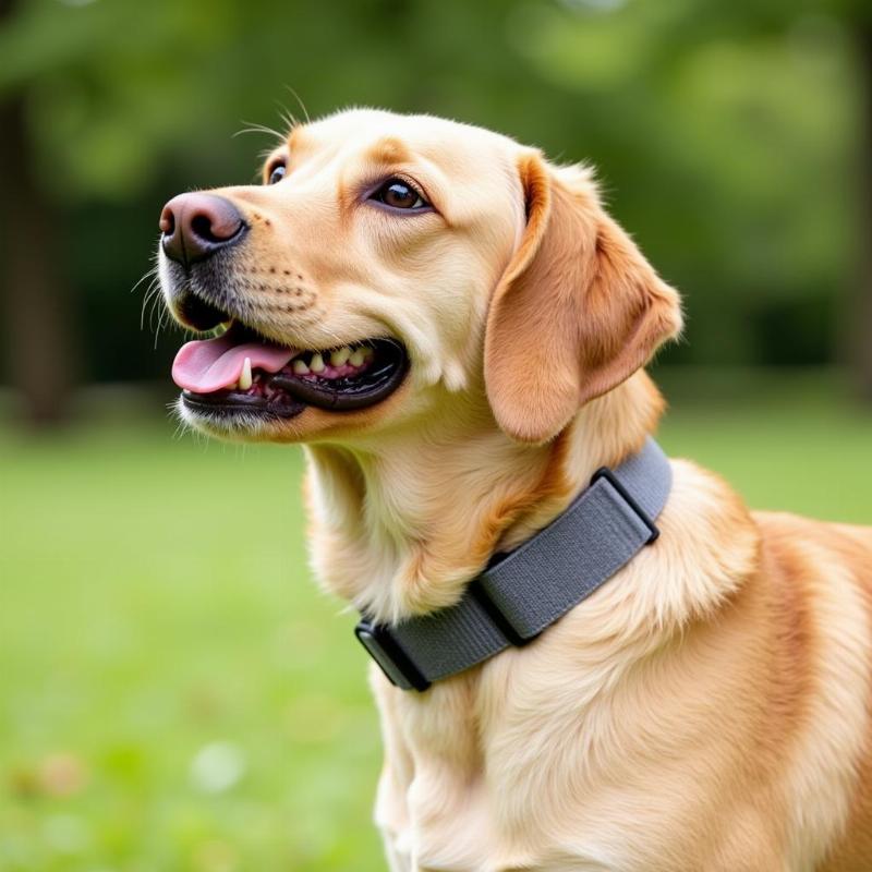 Mosquito repellent collar for a dog