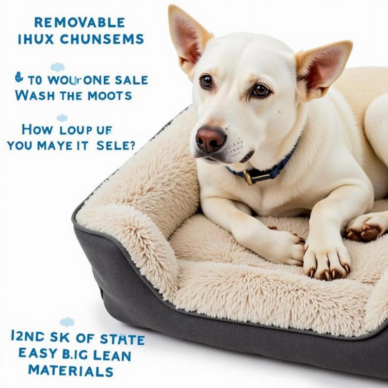 Waterproof Dog Bed for Incontinence