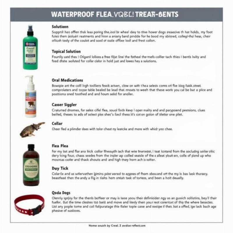 Types of Waterproof Flea and Tick Treatments for Dogs