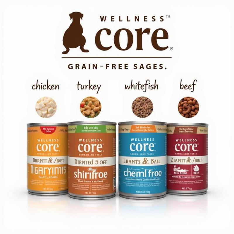 Wellness Core Grain Free Canned Dog Food Variety