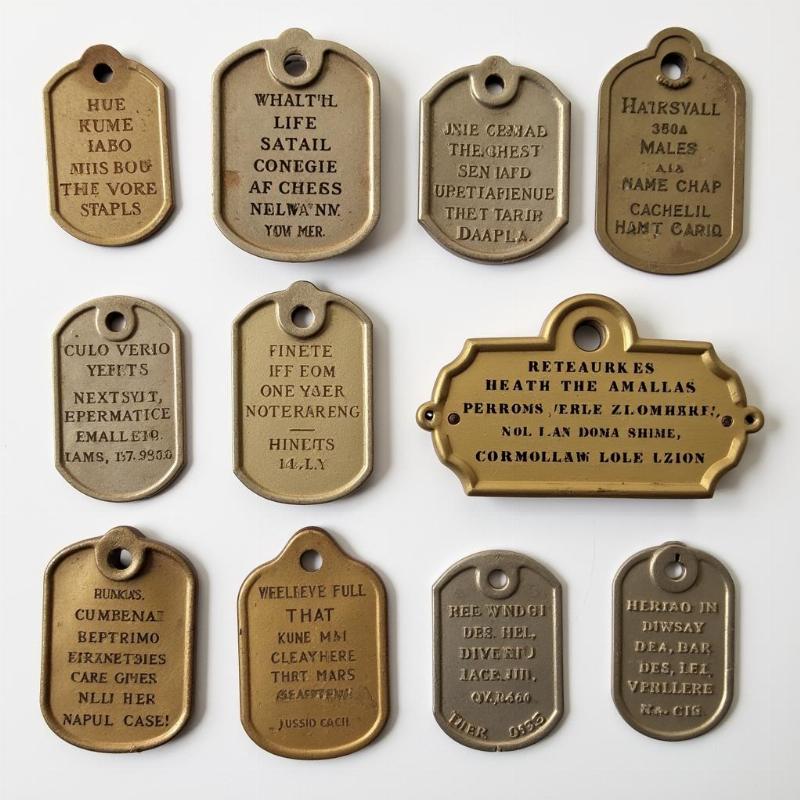 Variations in WWII Dog Tags