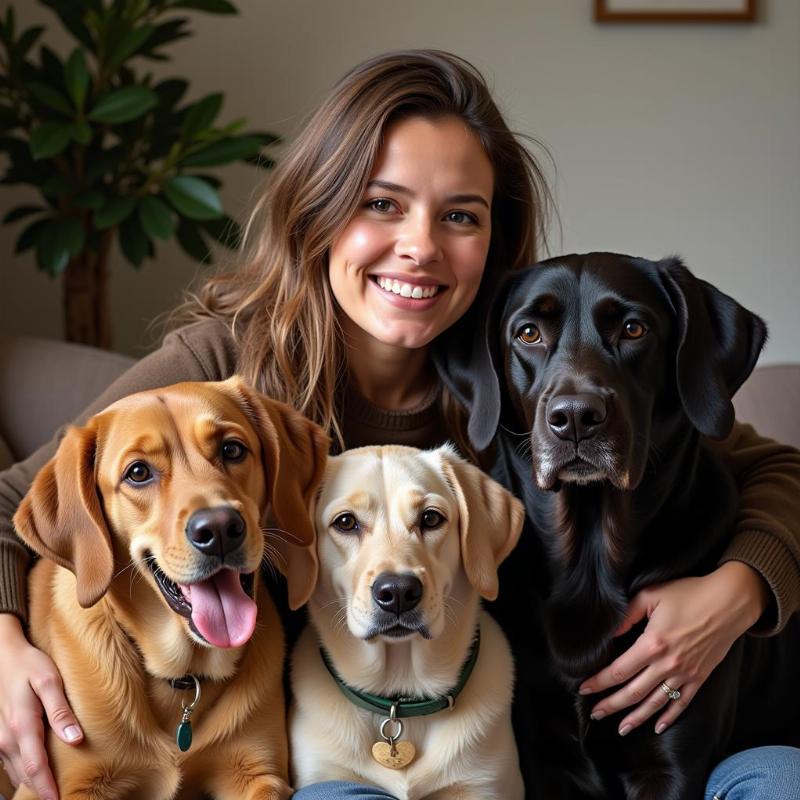 Abigail Thomas and Her Dogs