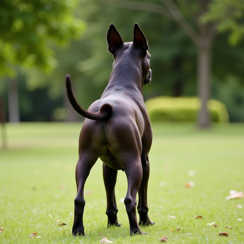 American Staffordshire Terrier Tail