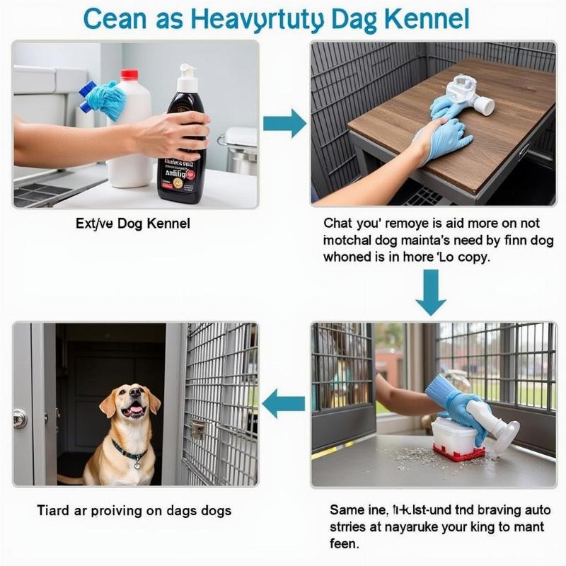 Maintaining a clean and safe heavy-duty dog kennel