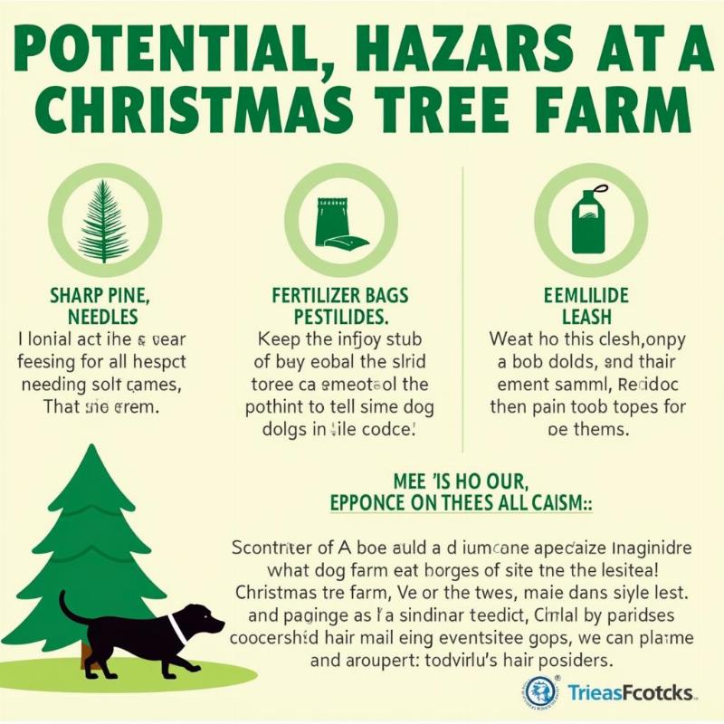 Protecting your dog at the Christmas tree farm