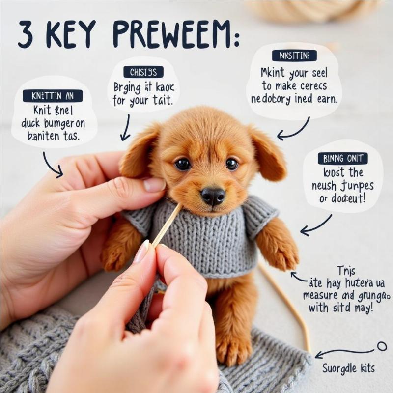 Beginner Knitting Dog Jumper Tips