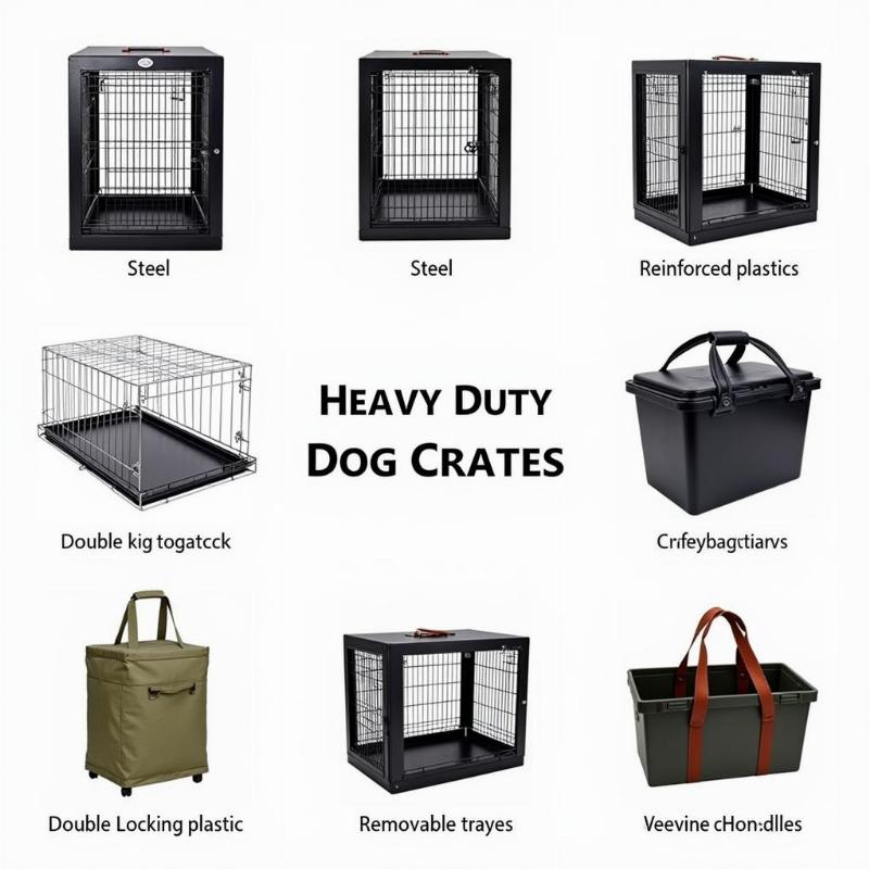 Different Types of Heavy Duty Dog Crates