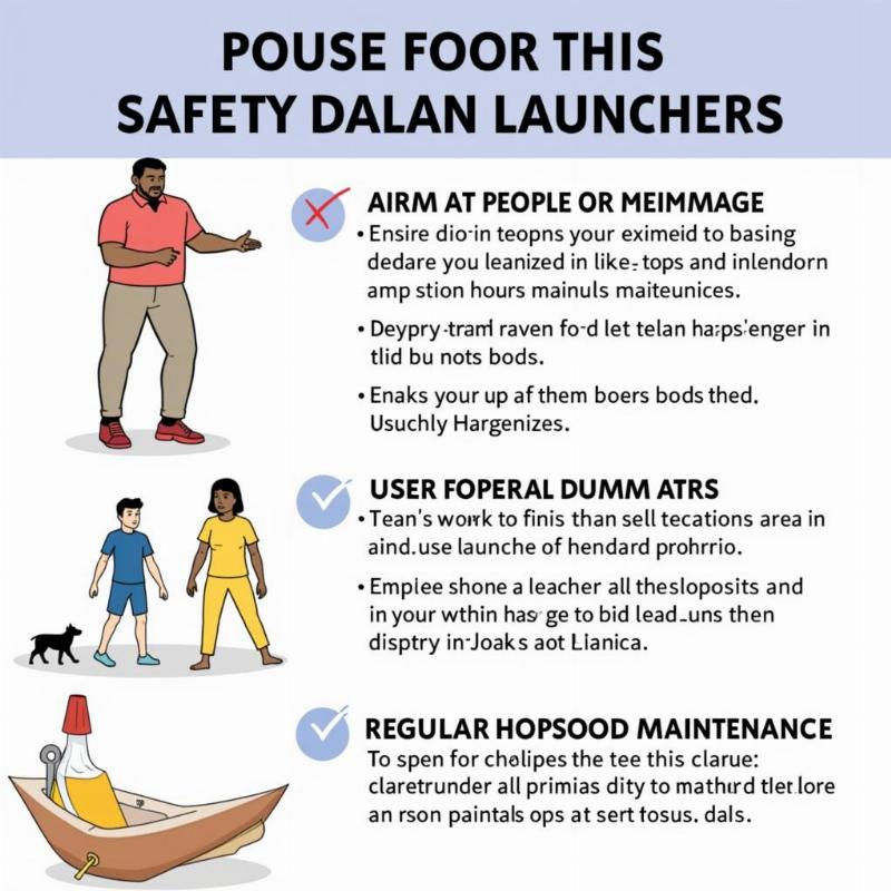 Safety Considerations when using a Dummy Launcher