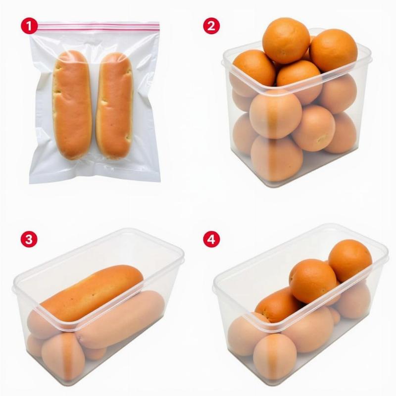 How to store leftover hot dog buns