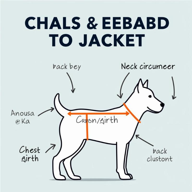 How to measure dog jacket size