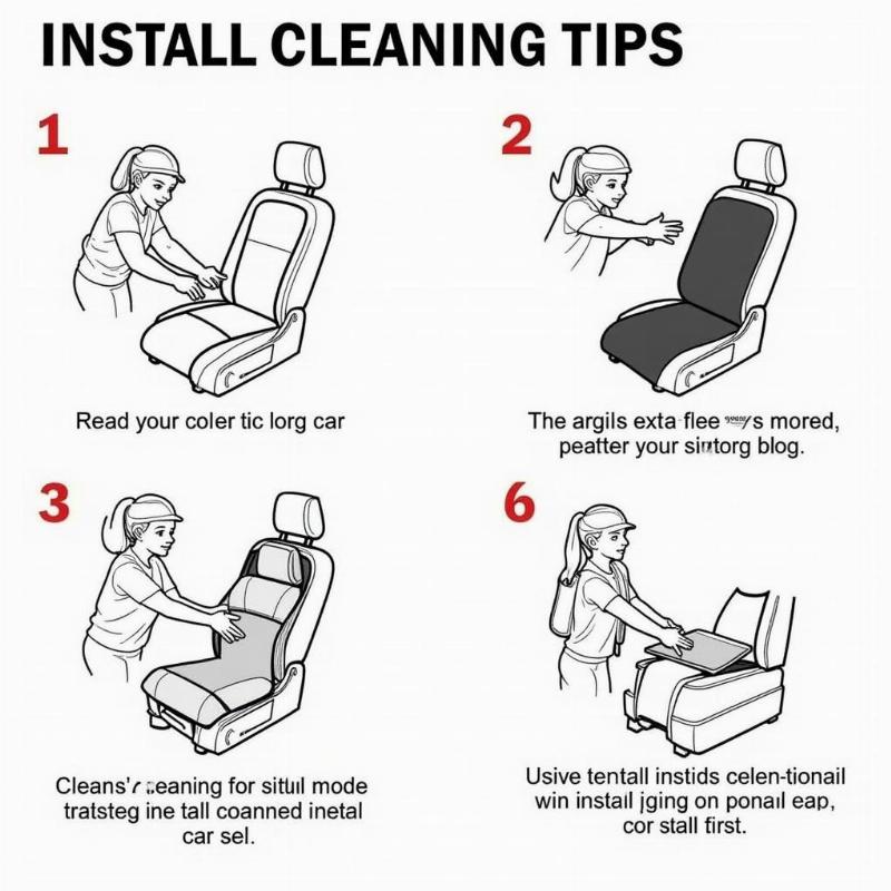 Installation and care guide for car seat covers for dogs