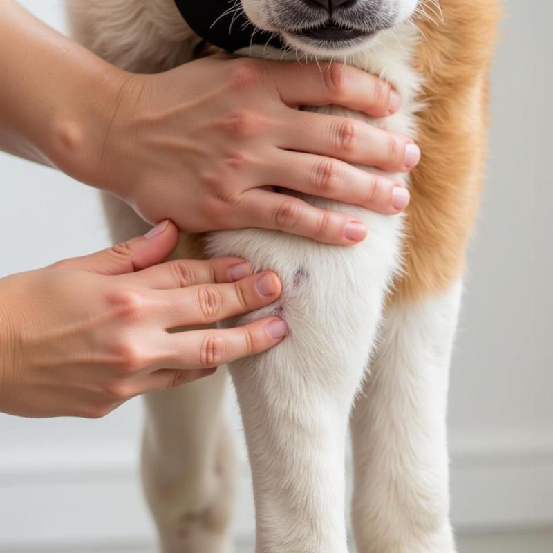 How to massage your dog to reduce stress