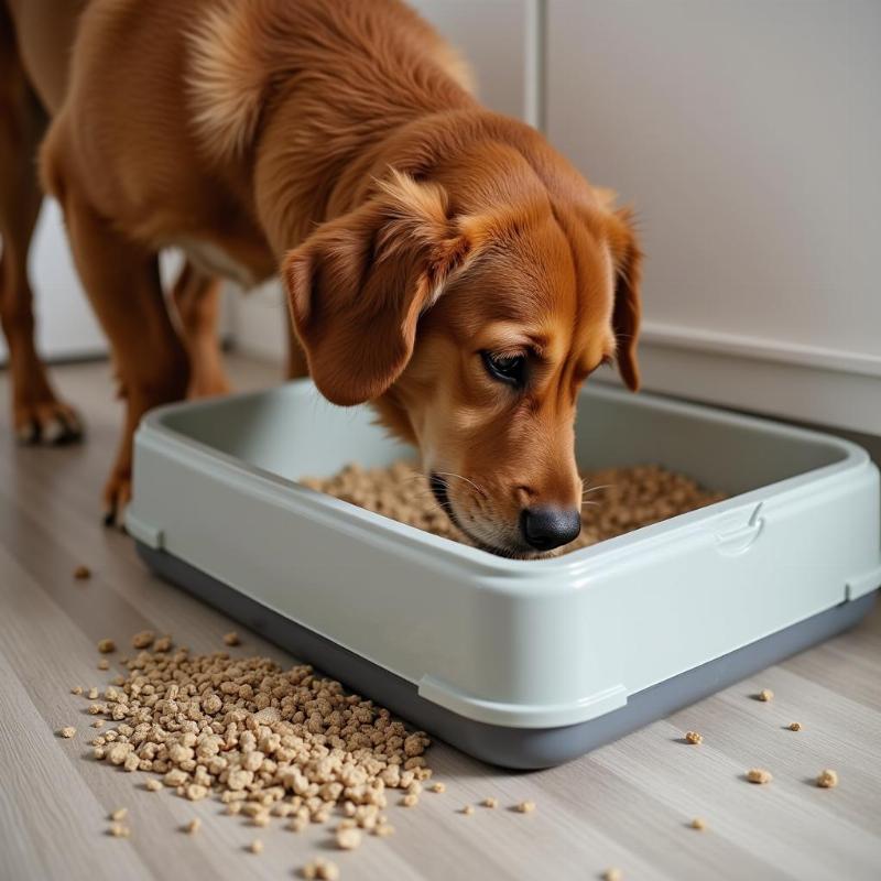 Dog Eating Cat Litter Symptoms