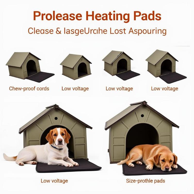 Choosing a heating pad for a dog house