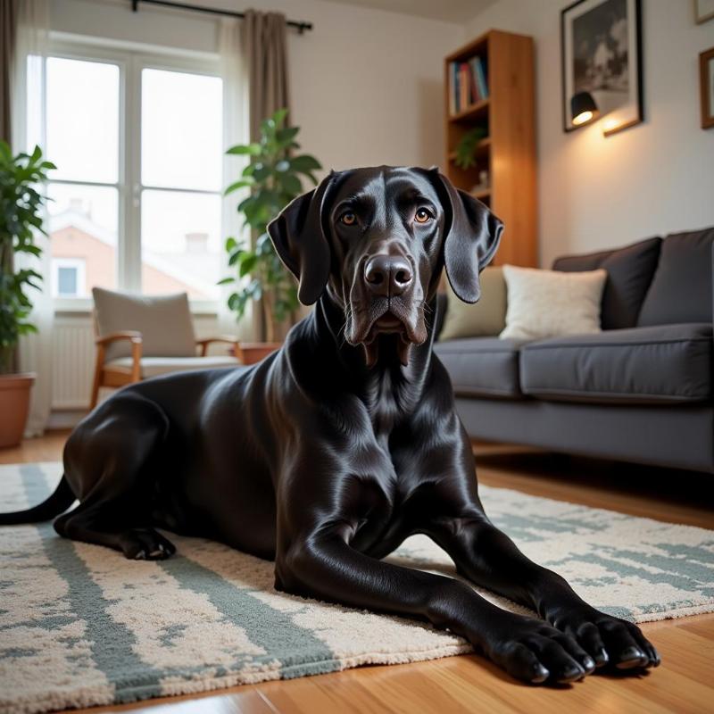 Choosing a large dog breed that suits apartment living