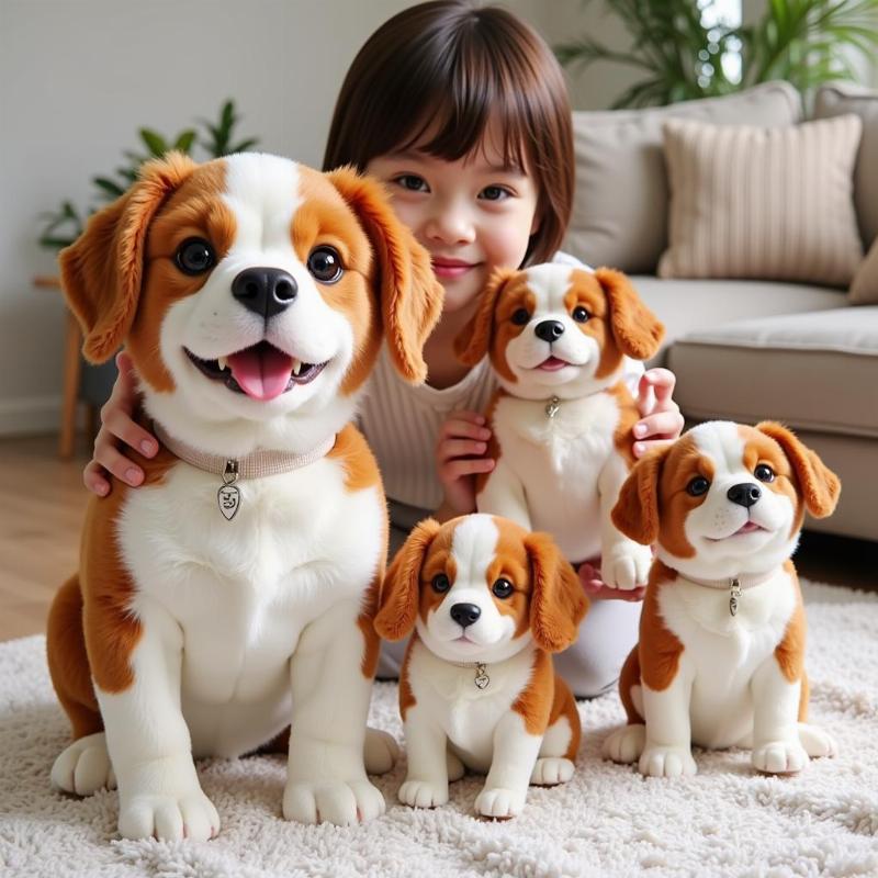 Choosing the Right Size Brown and White Dog Plush